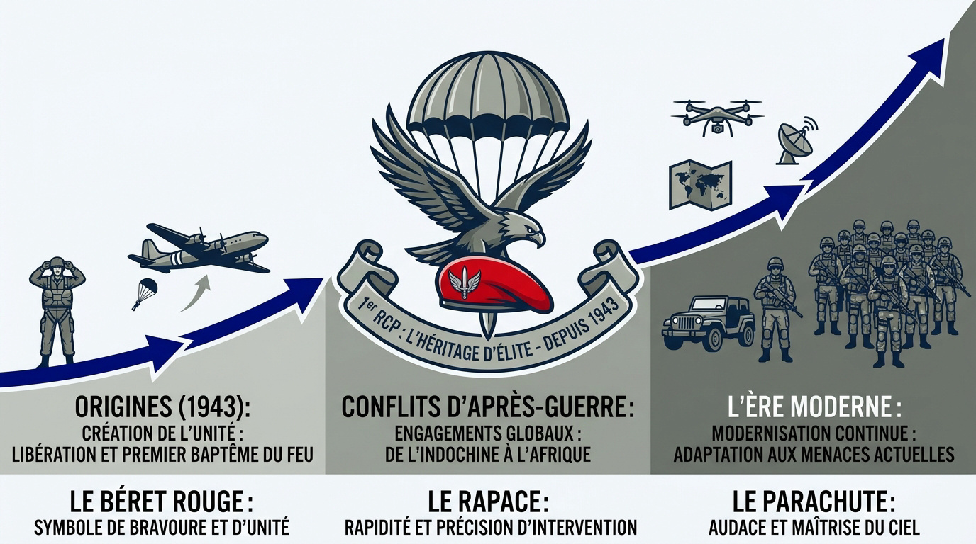 Soldats du 1er régiment de chasseurs parachutistes lors d'un entraînement aéroporté