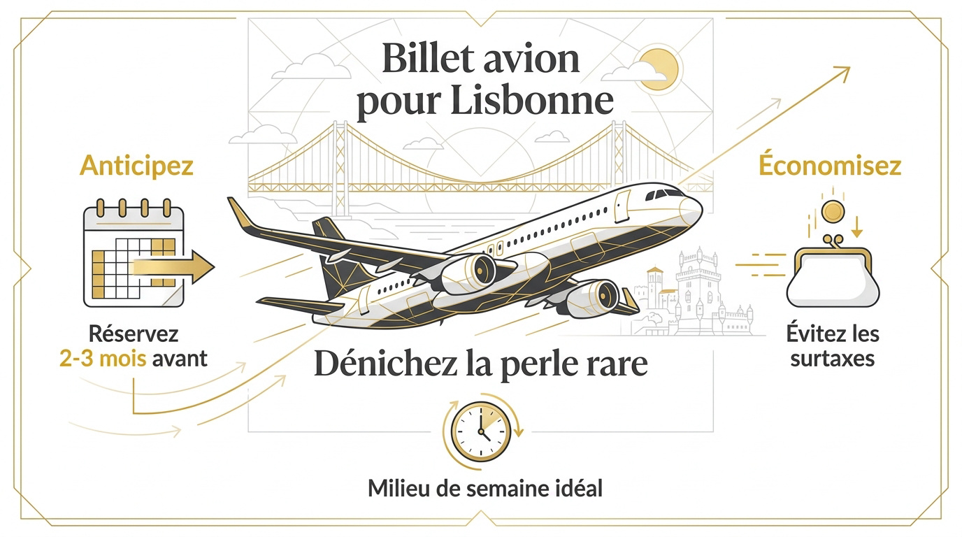 Conseils pour un billet avion pour lisbonne