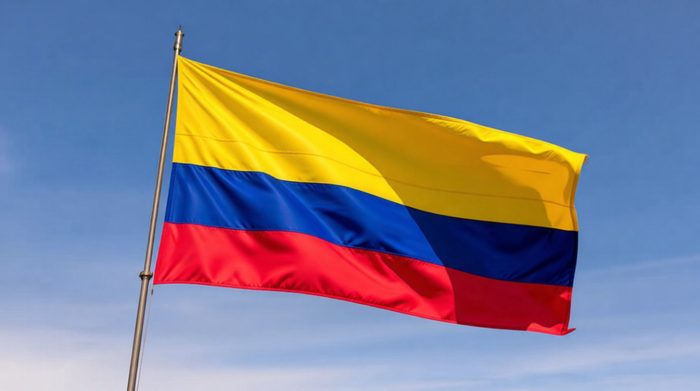 La Colombie et sa grosse bande jaune qui en jette