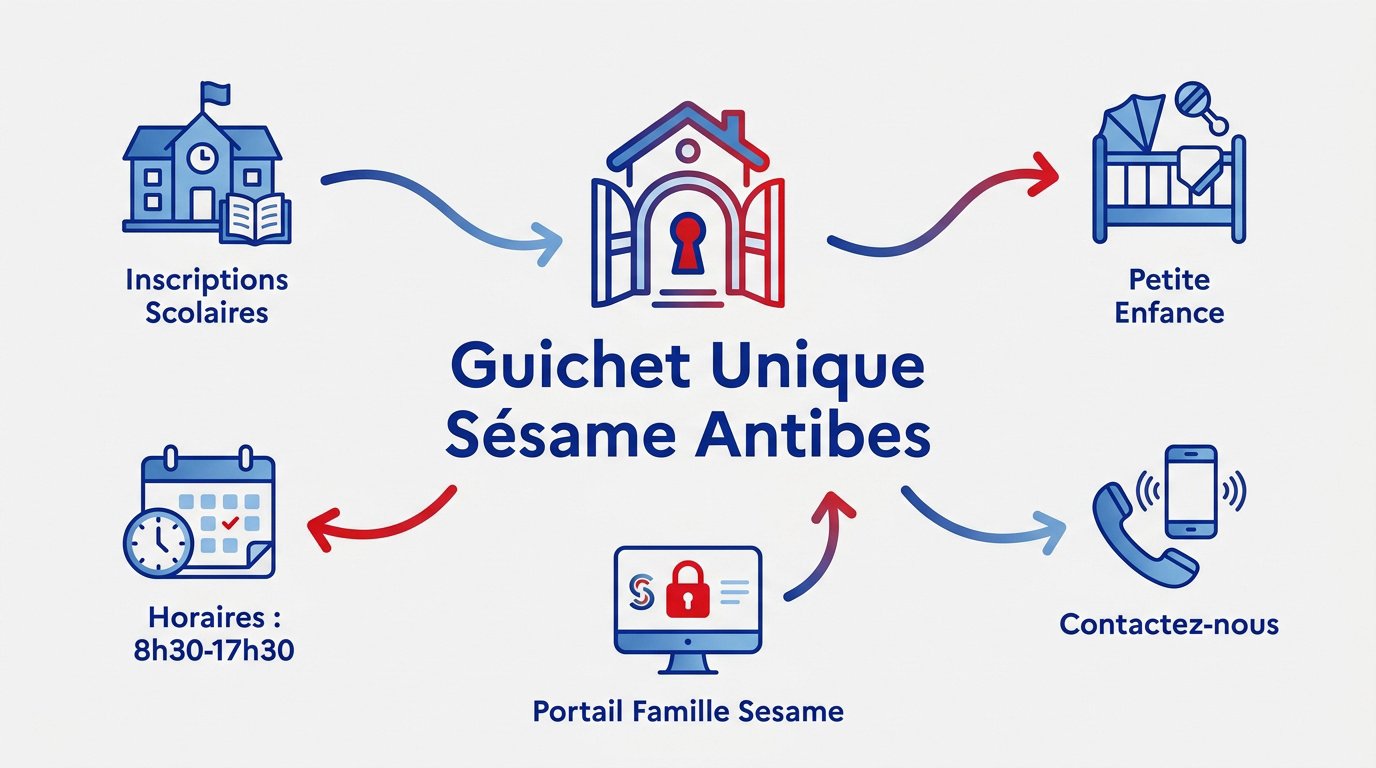 Accueil du guichet unique Sésame à Antibes
