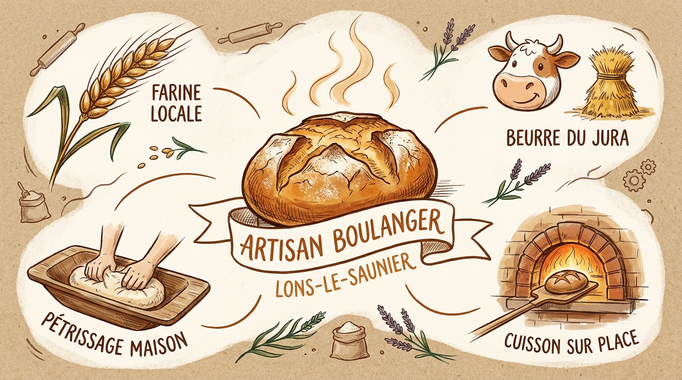 Critères de l'artisan boulanger à Lons-le-Saunier