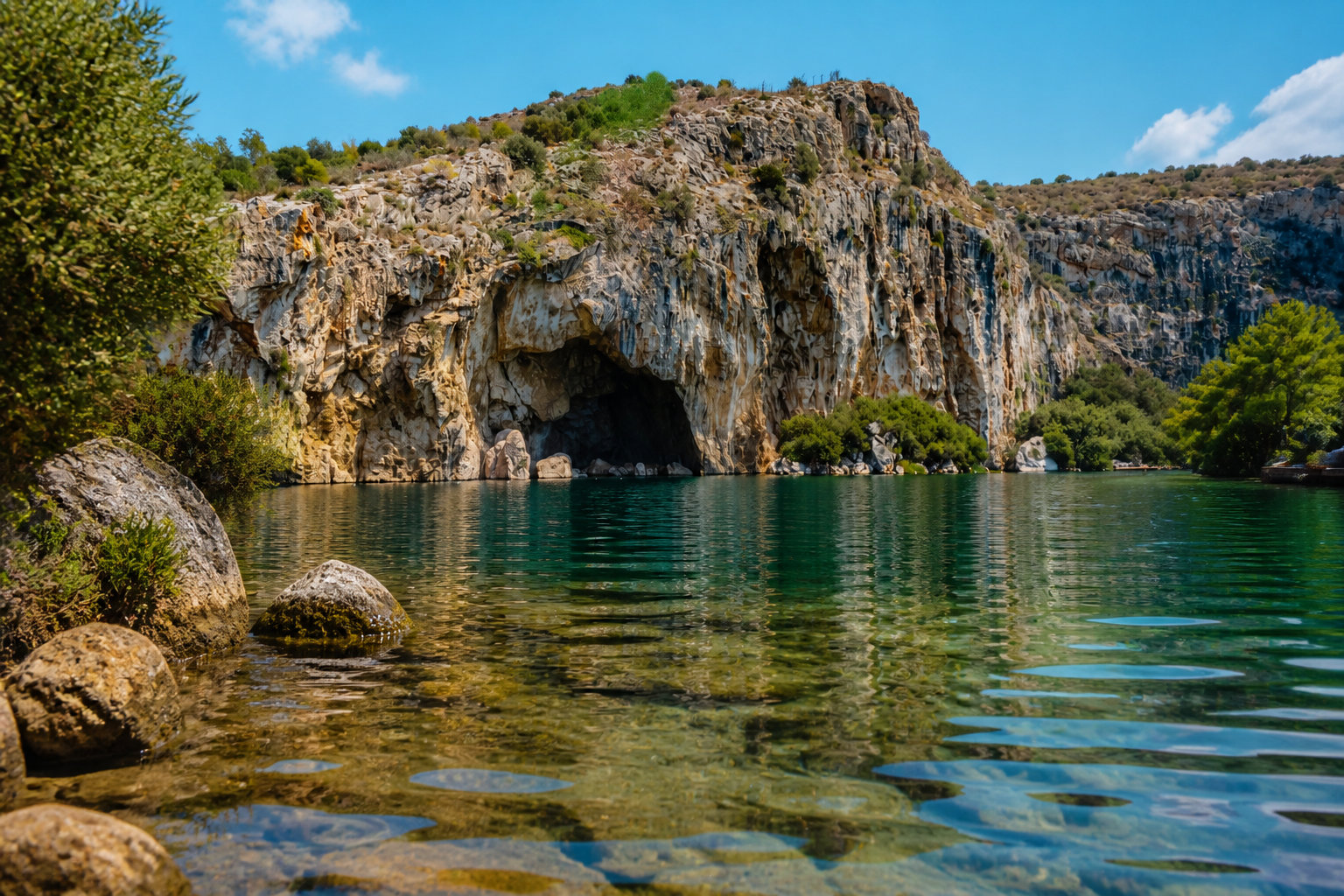 Le Lac de Vouliagmeni, l'option bien-être