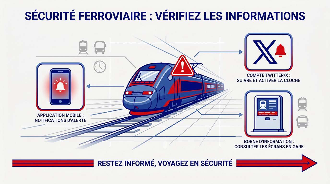 Vérification des informations de sécurité ferroviaire