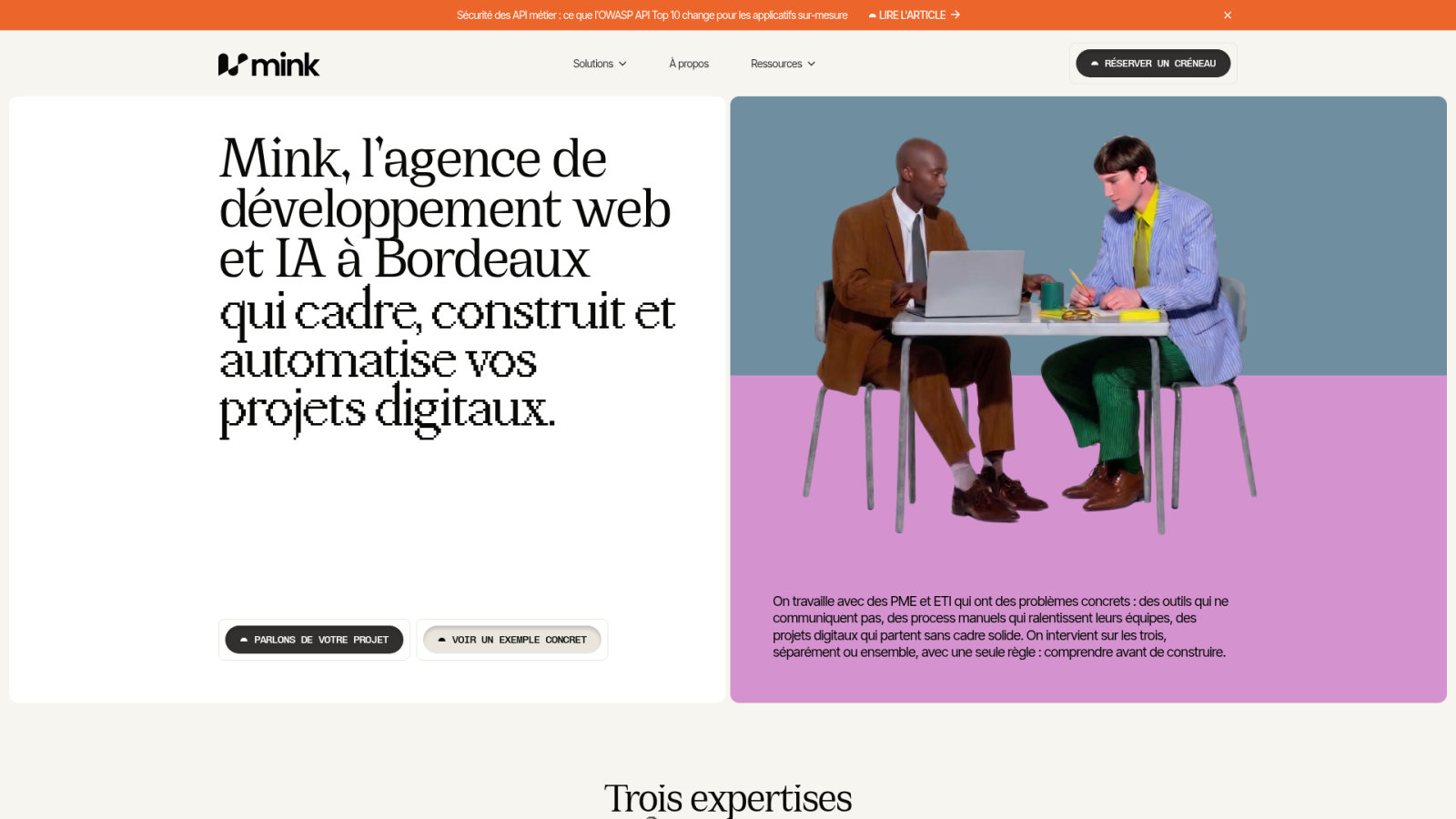 Mink et l'automatisation de tes processus m&eacute;tiers