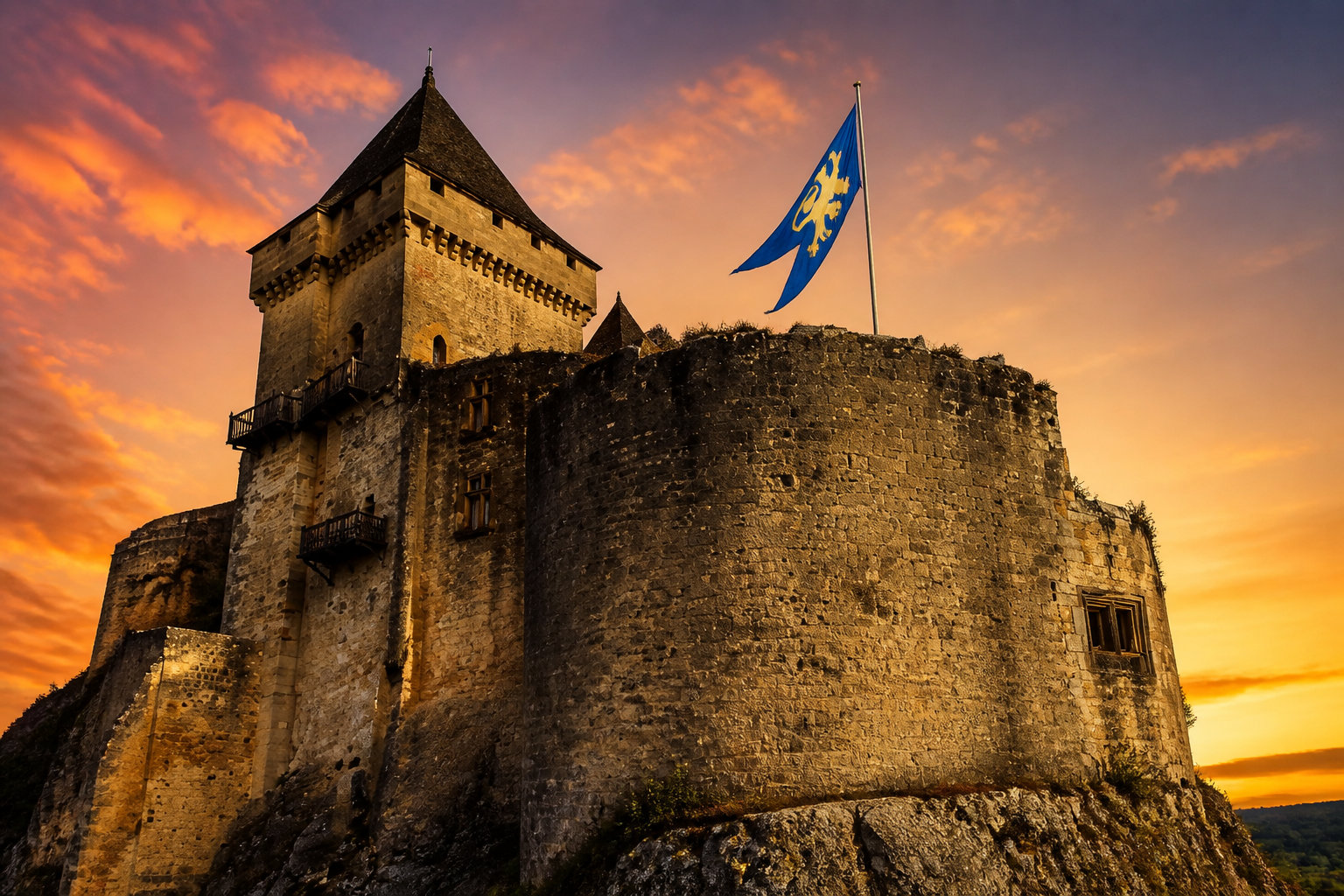 Castelnaud-la-Chapelle, le spot des chevaliers
