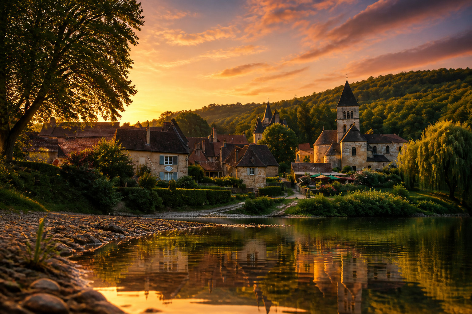 Saint-Léon-sur-Vézère, la douceur de vivre