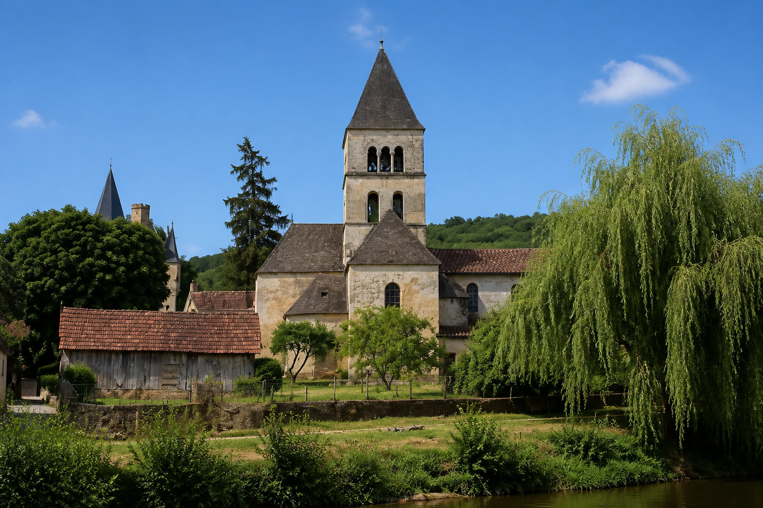 Saint-Léon-sur-Vézère, le calme au bord de l'eau
