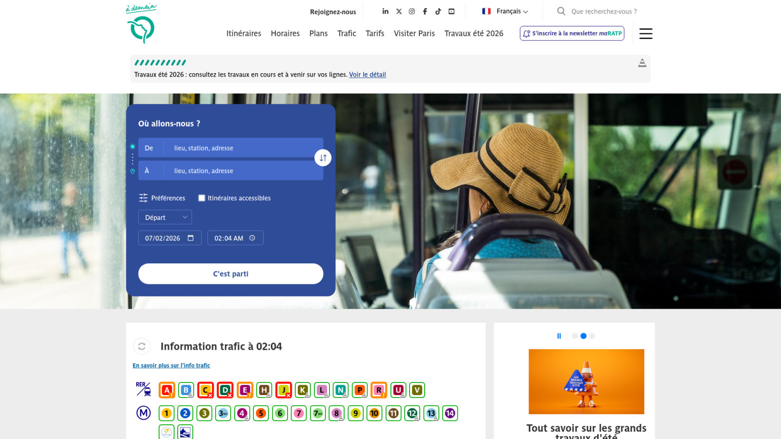 Comment tu t'en sors avec les sorties et les bus ?