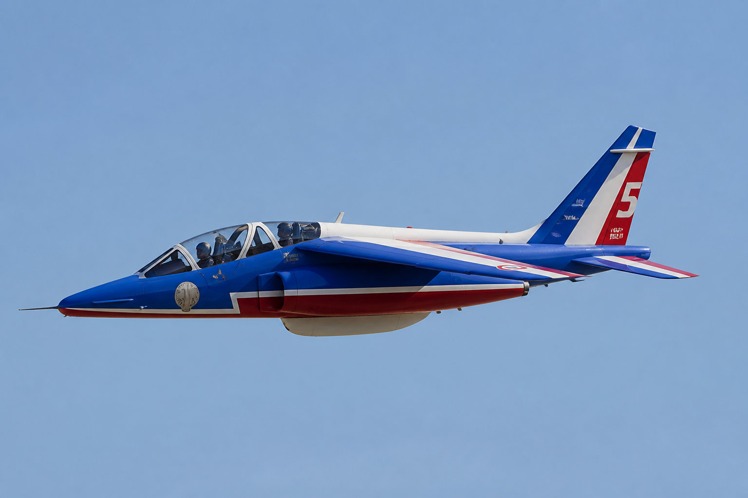 La tête dans les nuages avec la Patrouille de France