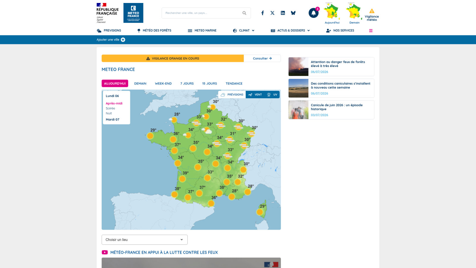 À quoi va ressembler ta semaine au bord de l'eau ?