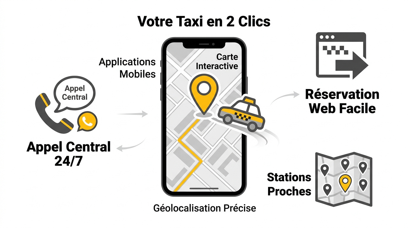 Réservation taxi facile